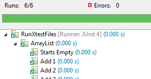 JUnit runner invoking an Xtest file